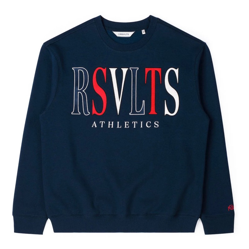 RSVLTS RSVLTS Athletics crewneck Crewneck Sweatshirt in Blue — front view