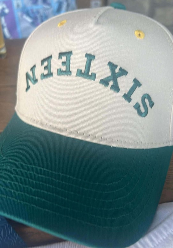 RSVLTS Sixteen Snapback Hat in White — front view