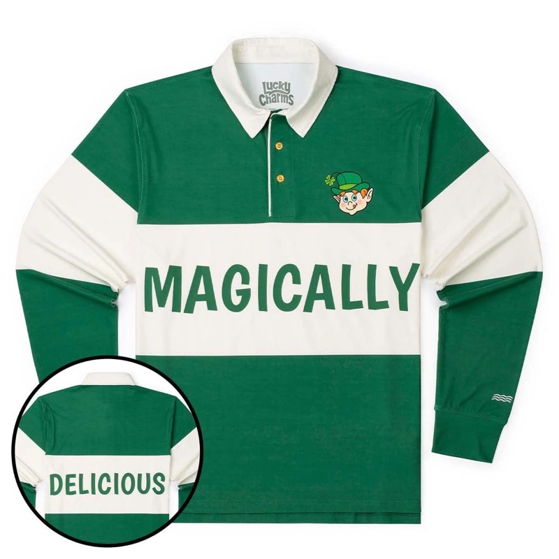 RSVLTS Magically Delicious All-Day Polo in Green — front view