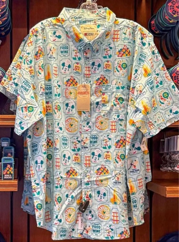 RSVLTS Food and Wine Festival 2026 KUNUFLEX Short Sleeve Shirt in White — front view