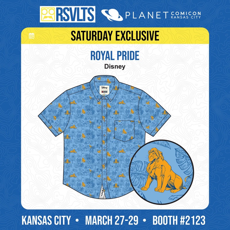 RSVLTS Royal Pride KUNUFLEX Short Sleeve Shirt in Blue — front view