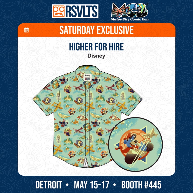 RSVLTS Higher for Hire KUNUFLEX Short Sleeve Shirt in Green — front view
