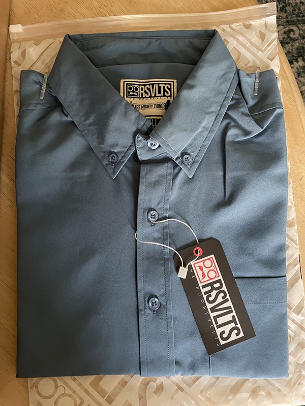 RSVLTS Solid-color Kunu (non-heather) KUNUFLEX Short Sleeve Shirt — detail 4