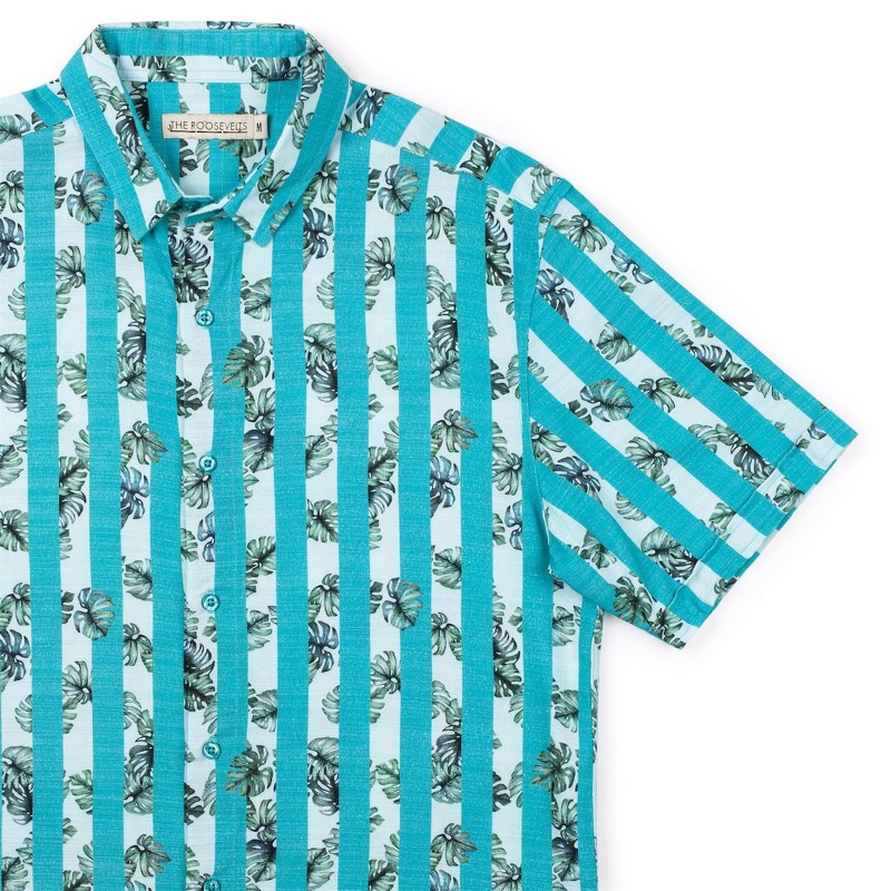 RSVLTS Peeks of Paradise (Bamboo) KUNUFLEX Short Sleeve Shirt — front view