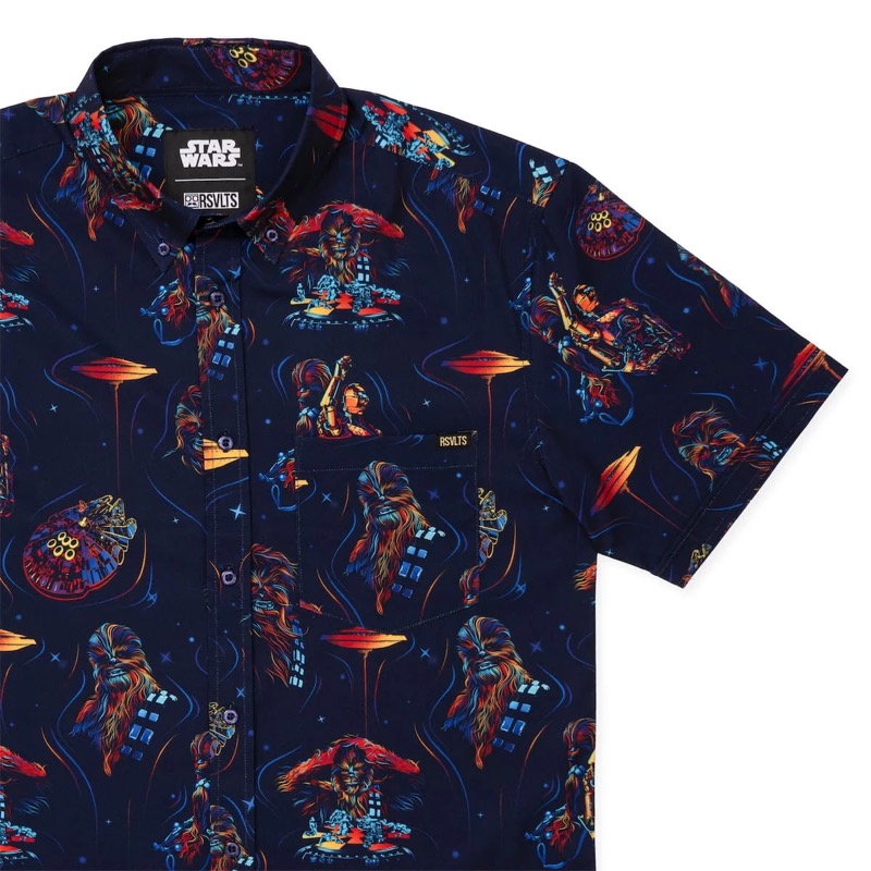 RSVLTS Wookie Warp KUNUFLEX Short Sleeve Shirt — front view