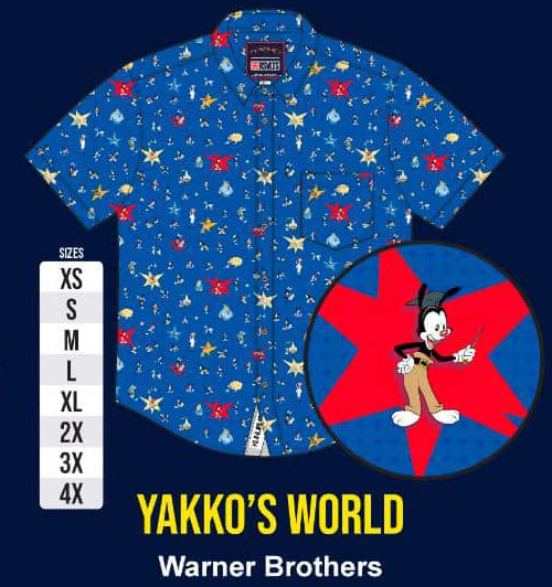 RSVLTS Yakko’s World KUNUFLEX Short Sleeve Shirt — front view