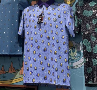 RSVLTS Skeletor Skulls All-Day Polo — front view