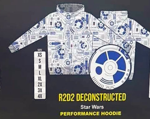 RSVLTS R2D2 Deconstructed Performance Hoodie — front view