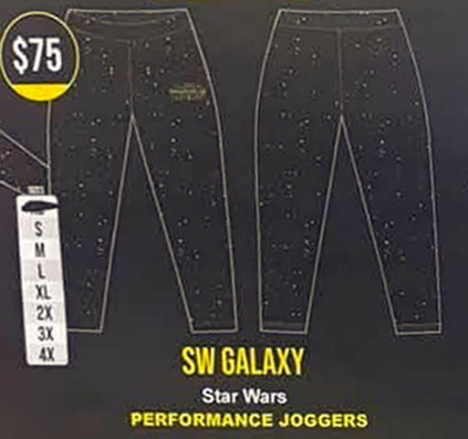 RSVLTS SW Galaxy Joggers — front view