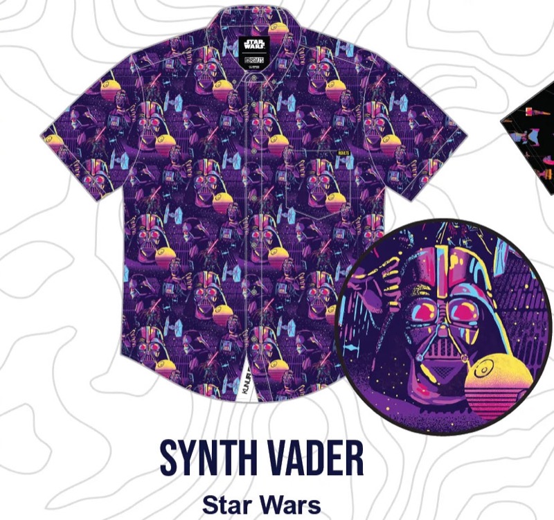 RSVLTS Synth Vader KUNUFLEX Short Sleeve Shirt — front view