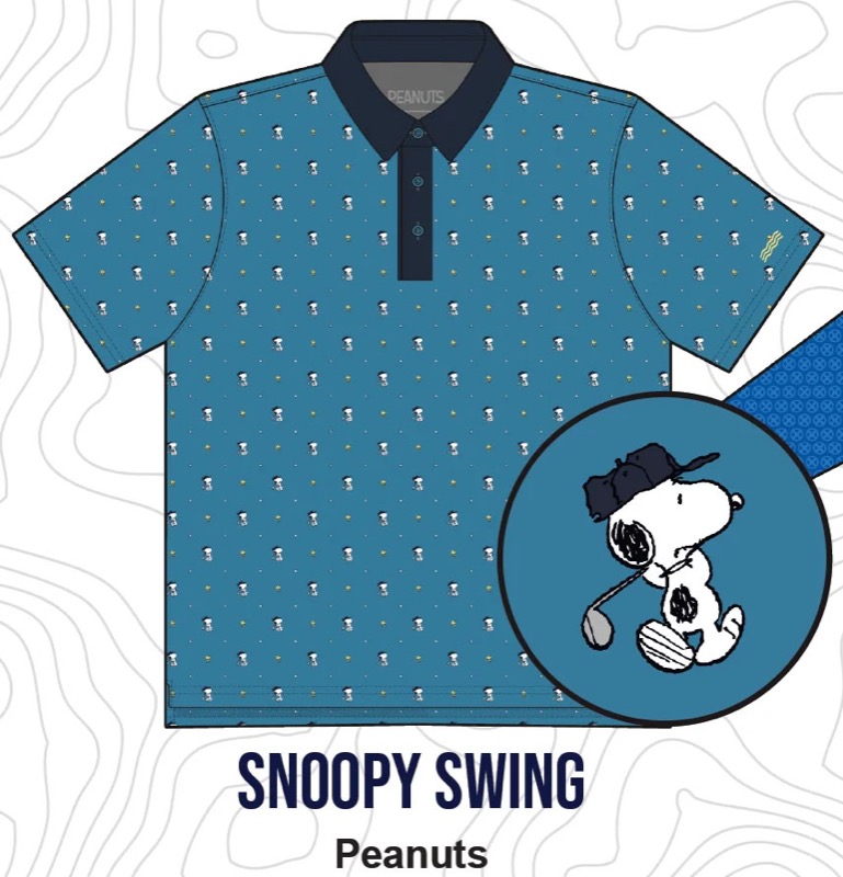 RSVLTS Snoopy Swing All-Day Polo — front view