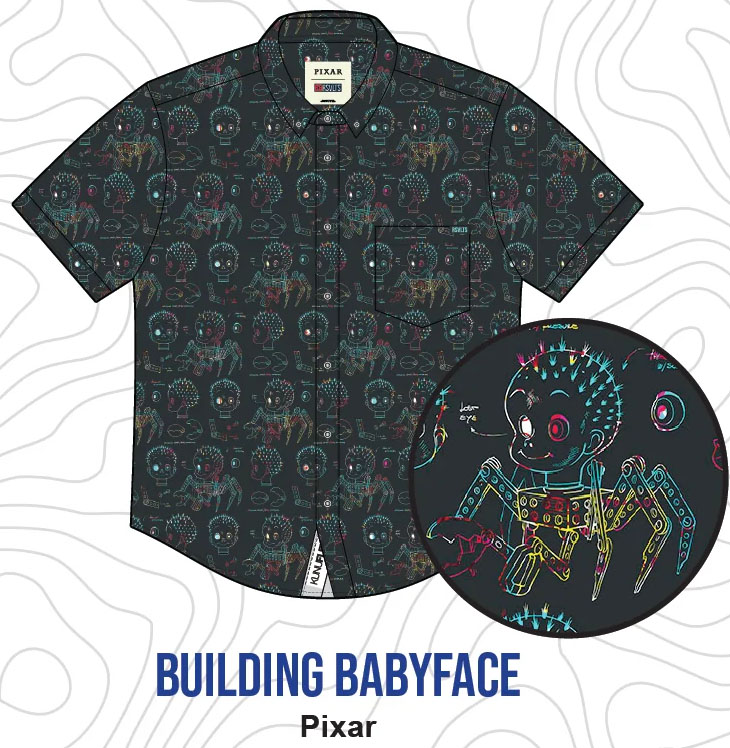 RSVLTS Building Babyface KUNUFLEX Short Sleeve Shirt — front view