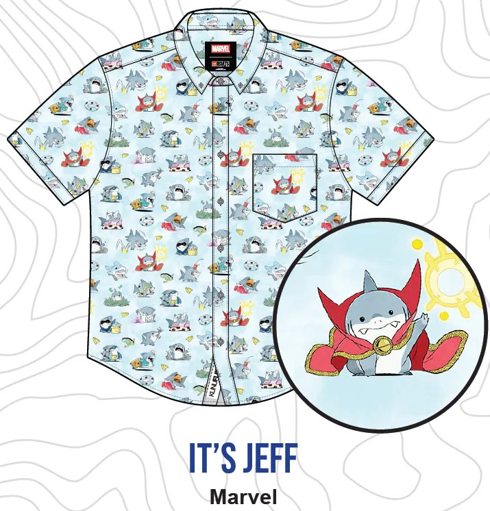 RSVLTS It’s Jeff KUNUFLEX Short Sleeve Shirt — front view