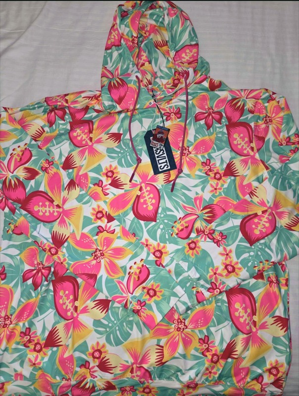 RSVLTS SDCC Floral City Performance Hoodie — front view