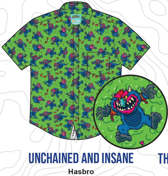 RSVLTS Unchained and Insane KUNUFLEX Short Sleeve Shirt — front view