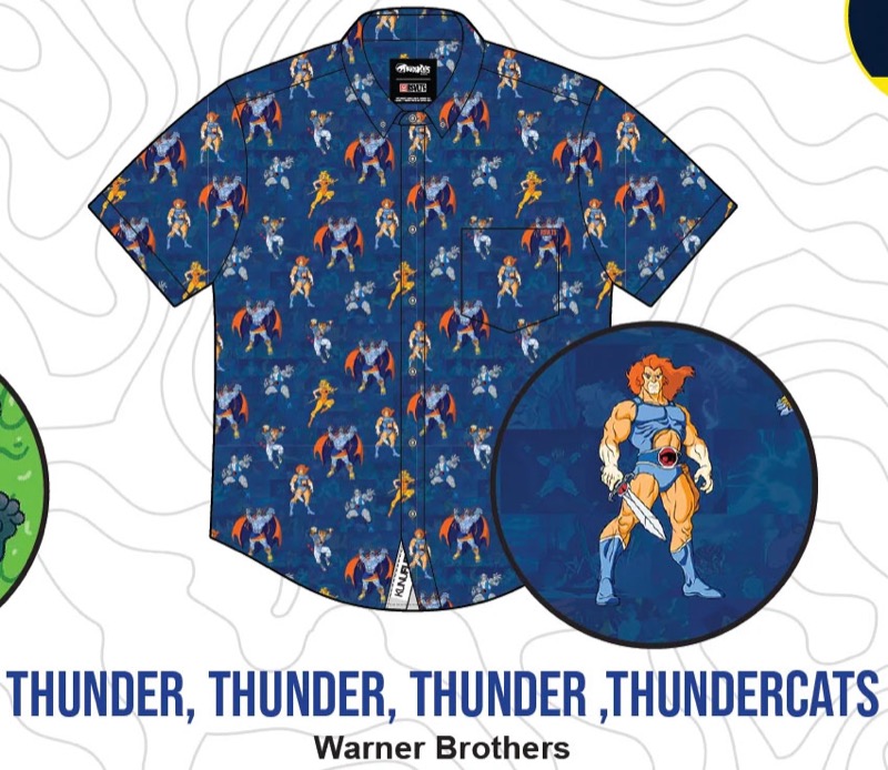 RSVLTS Thunder, Thunder, Thunder, ThunderCats KUNUFLEX Short Sleeve Shirt — front view