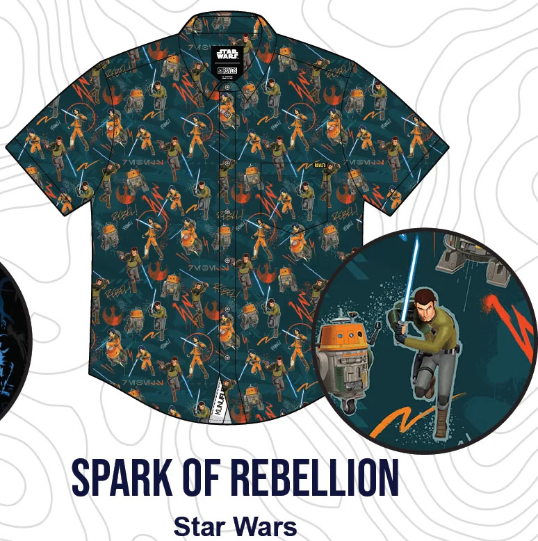 RSVLTS Spark of Rebellion KUNUFLEX Short Sleeve Shirt — front view