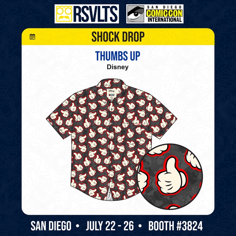 RSVLTS Thumbs Up KUNUFLEX Short Sleeve Shirt — front view