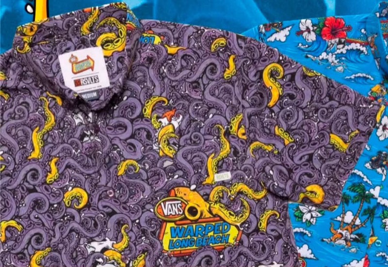 RSVLTS Tentacles KUNUFLEX Short Sleeve Shirt — front view