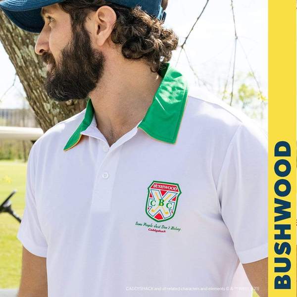 RSVLTS Bushwood All-Day Polo in White — front view
