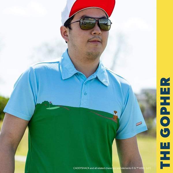 RSVLTS The Gopher All-Day Polo in Multicolor — front view