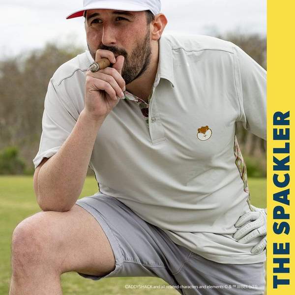 RSVLTS The Spackler All-Day Polo in Brown — front view