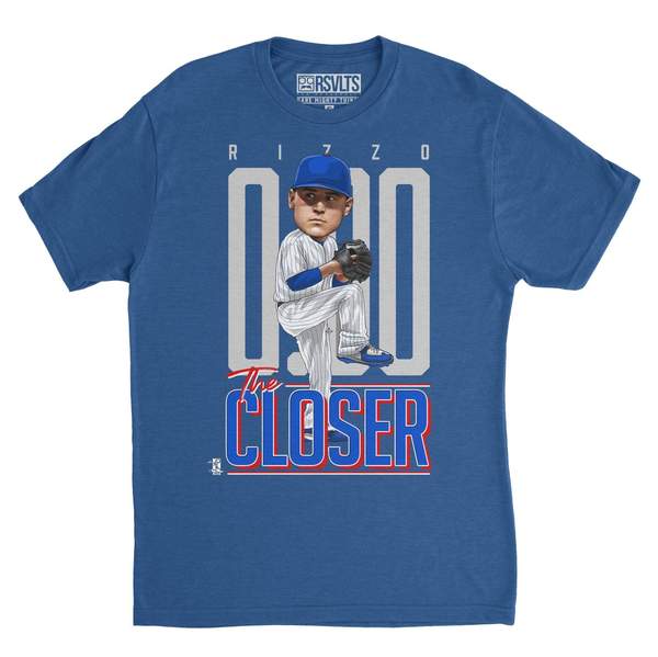 RSVLTS The Closer Crewneck Tee in Blue — front view