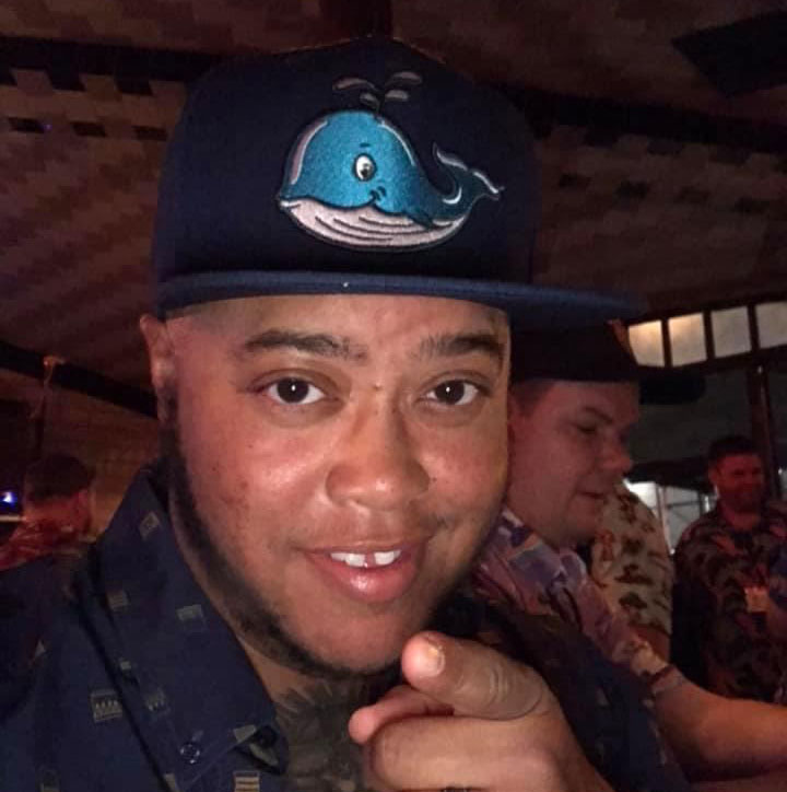 RSVLTS The Whale Hunter Snapback Hat in Blue — front view