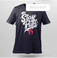 RSVLTS Stay Puft Crewneck Tee in Black — front view