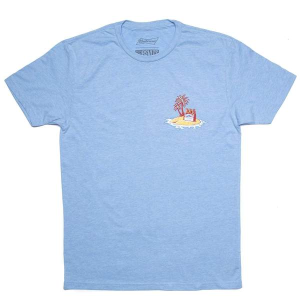 RSVLTS Send More Bud Crewneck Tee in Blue — detail 2