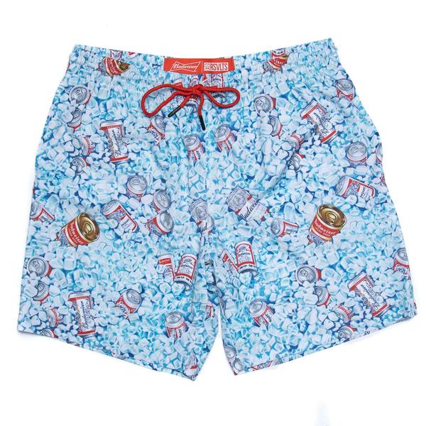 RSVLTS Dad’s Cooler Swimwear in Blue — front view