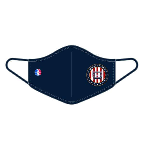 RSVLTS NWBA Face Mask in Blue — front view