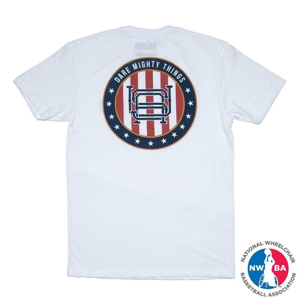 RSVLTS Home Colors Crewneck Tee in White — front view