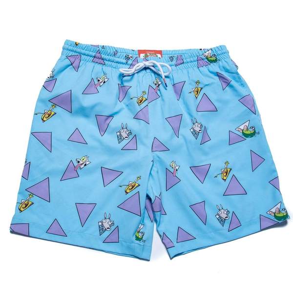 RSVLTS Rocko’s Modern Life Swimwear in Blue — front view