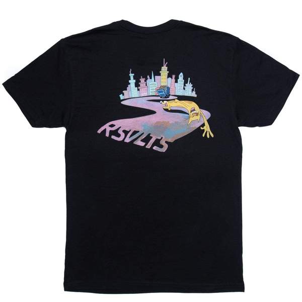 RSVLTS Hi Ho Diggety! Crewneck Tee in Black — front view