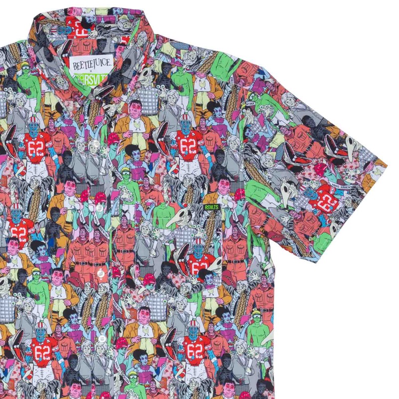 RSVLTS Netherworld Waiting Room KUNUFLEX Short Sleeve Shirt — front view