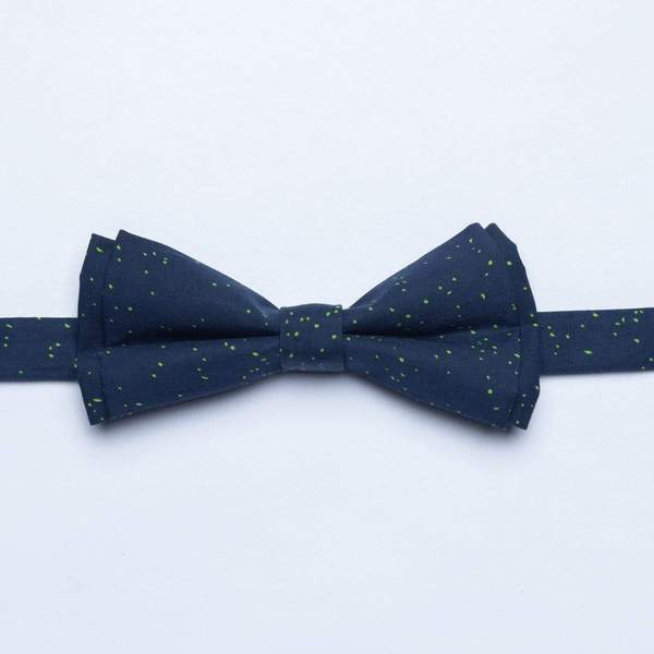 RSVLTS Alien Sky bow tie Tie & Pocket Square in Blue — front view