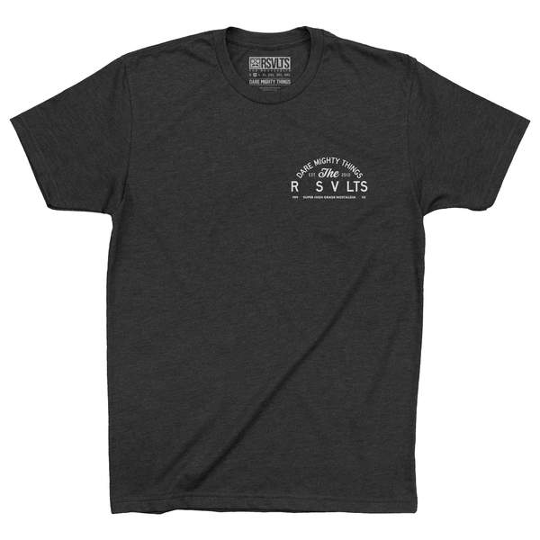 RSVLTS Big Reveal Crewneck Tee in Black — detail 2