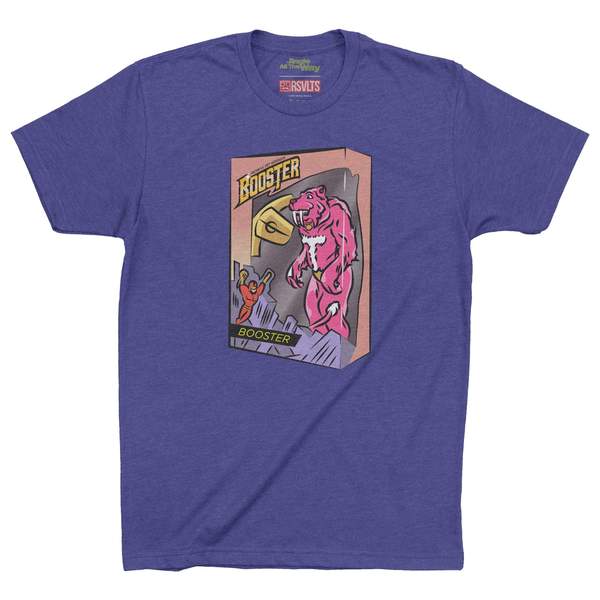 RSVLTS Booster Action Figure Crewneck Tee — front view