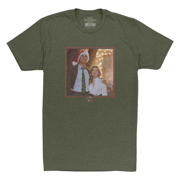 RSVLTS Clark & Ellen Griswold Crewneck Tee in Green — front view