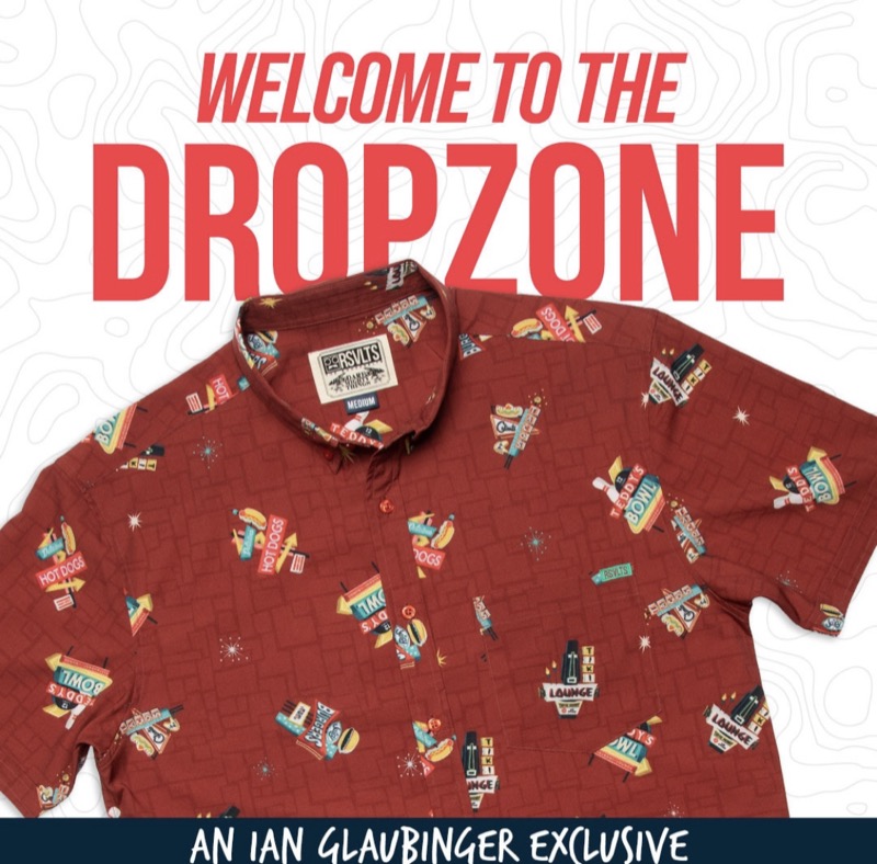 RSVLTS What’s Your Sign? KUNUFLEX Short Sleeve Shirt in Red — front view