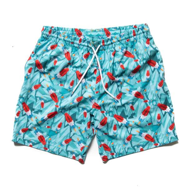 RSVLTS Gimme Liberty Or Gimme America Pops Swimwear in Blue — front view