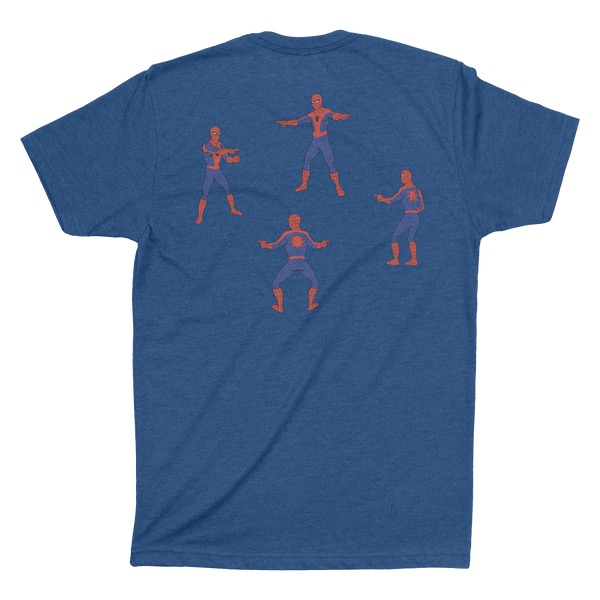 RSVLTS What’s the Point? Crewneck Tee in Blue — front view