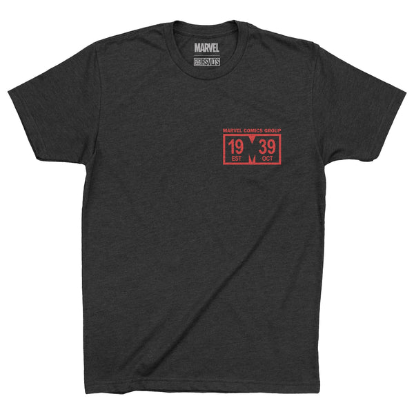 RSVLTS Marvel Comics Group Crewneck Tee in Black — detail 2