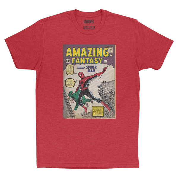 RSVLTS Marvel Amazing Fantasy #15: The Spider-Man! Crewneck Tee in Blue — detail 2