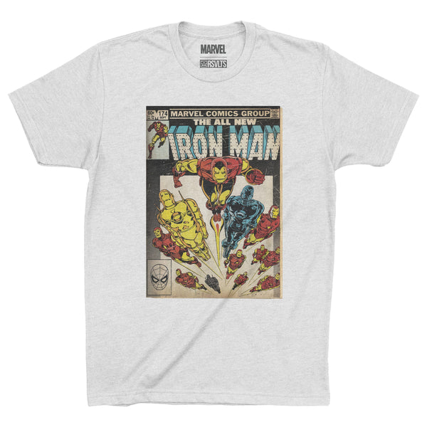 RSVLTS Iron Man #174: Armor Chase Crewneck Tee in Red — detail 2