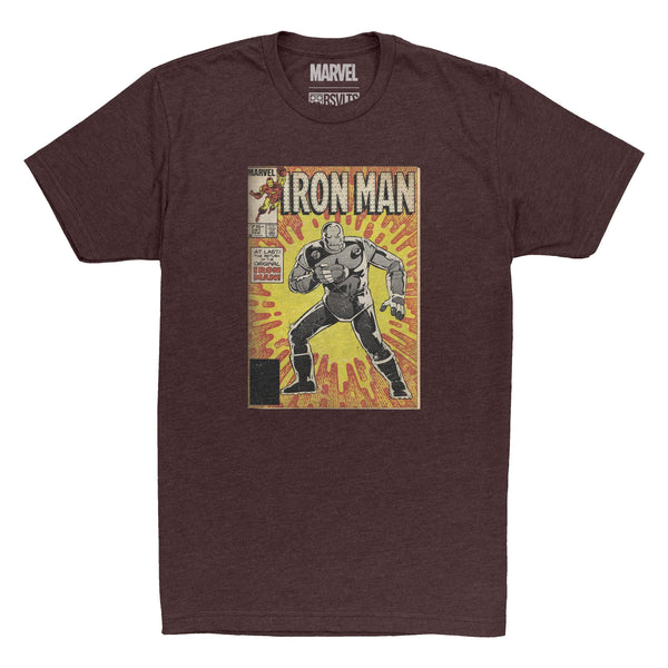 RSVLTS Iron Man #191: The Iron Destiny Crewneck Tee in Red — front view