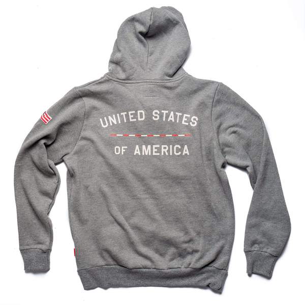 RSVLTS The All-American Performance Hoodie in Gray — detail 2
