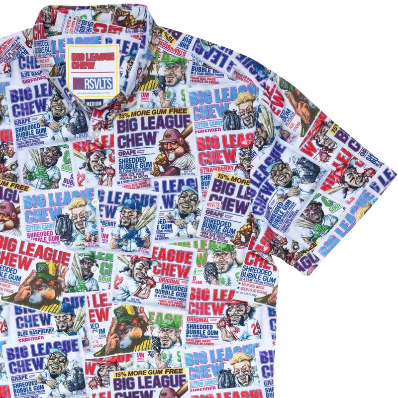 RSVLTS Vintage Pouches KUNUFLEX Short Sleeve Shirt in White — front view