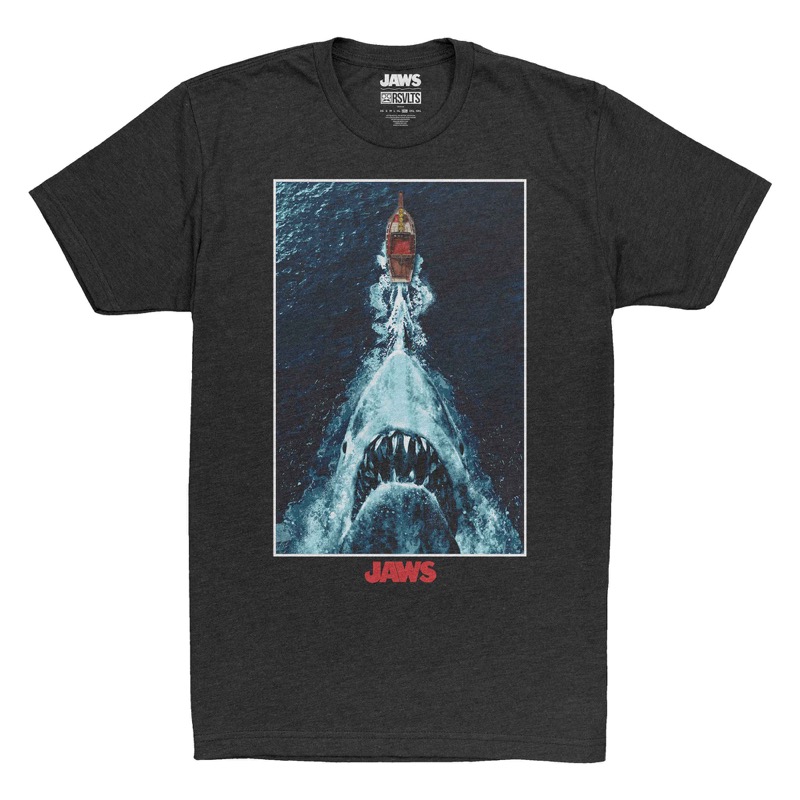 RSVLTS Terror From Below Crewneck Tee in Black — front view